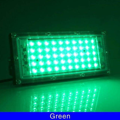 50W LED RGB Flood Light Lamp AC Outdoor Floodlight IP65 Waterproof Reflector Led Spotlight with Remote Control