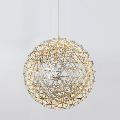 Modern Brief Loft Spark Ball LED Pendant Light Fixture Firework Ball Stainless Steel Pendant Lamps Home Deco Lighting
