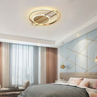 Simple modern led ceiling lamp room lamp Nordic lamp master bedroom lamp violin light luxury wind warm new home lamp