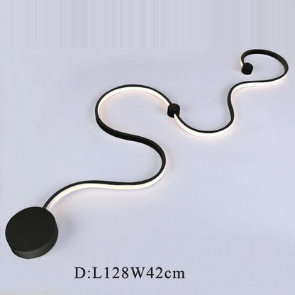 LED Postmodern Nordic Iron Aluminum Acrylic Belt LED Lamp LED Light Wall lamp Wall Light Wall Sconce For Store Bedroom Corridor