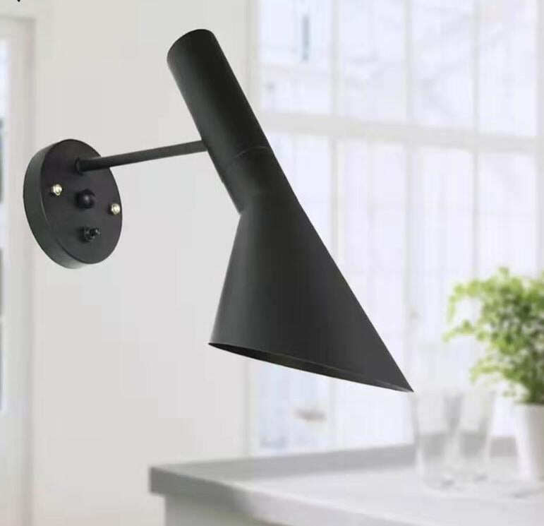 Nordic Design Arne Jacobsen Floor Lamp For Living Room E27 LED Standing Lamp Black White Lighting Luminaria Bedroom Bedside Lamp