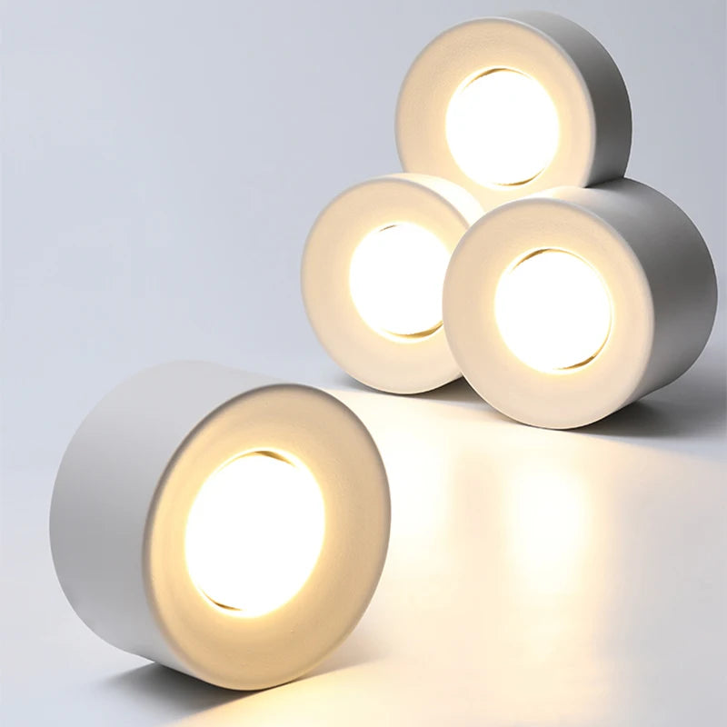 Nordic LED Ceiling Lamp Cylinder Spotlight Chandelier for Bedroom Hallway Decoration Indoor Lighting
