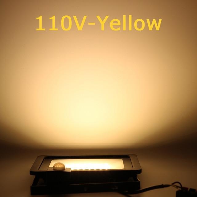 10W 20W 30W 50W 100W Induction Led flood light With Adjustable PIR Sensor floodlight Street Square Outdoor Lighting