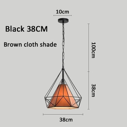 Modern Pendant Lamp Light,  Iron Frame Pendant Lights For Kitchen Island Dining Room Home Decoration Luminaire