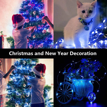 Fairy Lights String Button Battery Light Home Decor Living Bedroom Garden Christmas Wedding New Year Ornament Garland