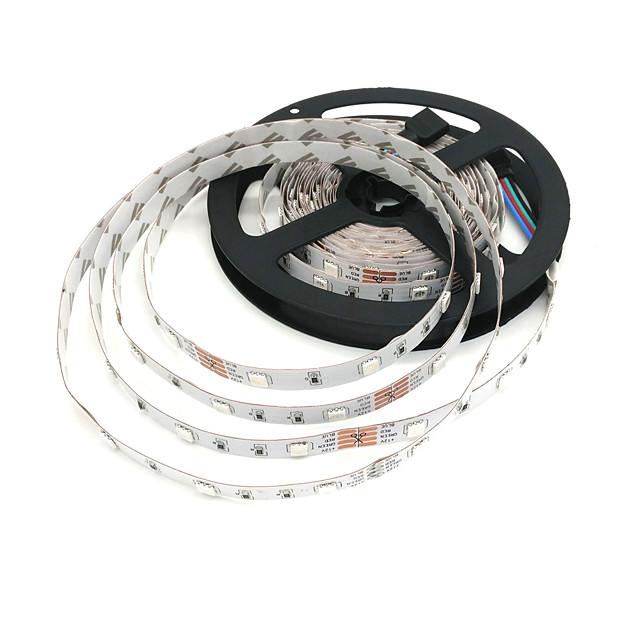 15m 3x5m LED Light Strips RGB Tiktok Lights 5050 SMD 450 Leds 10mm Strip Fexible Light Led Tape not-waterproof DC 12V 450leds with 44key IR Remote Controller Kit