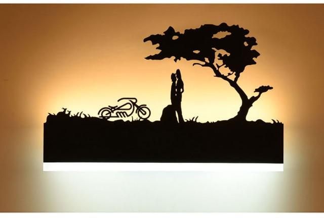 Led Wall Light Black Wall Lamp Sconce Lighting For Living Room Bedside Room Bedroom Lamp Wall Sconce Mirror Light Wall