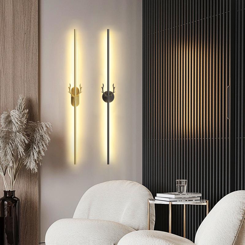 Led Long Wall Lamp Modern Minimalist Background Wall Lamp