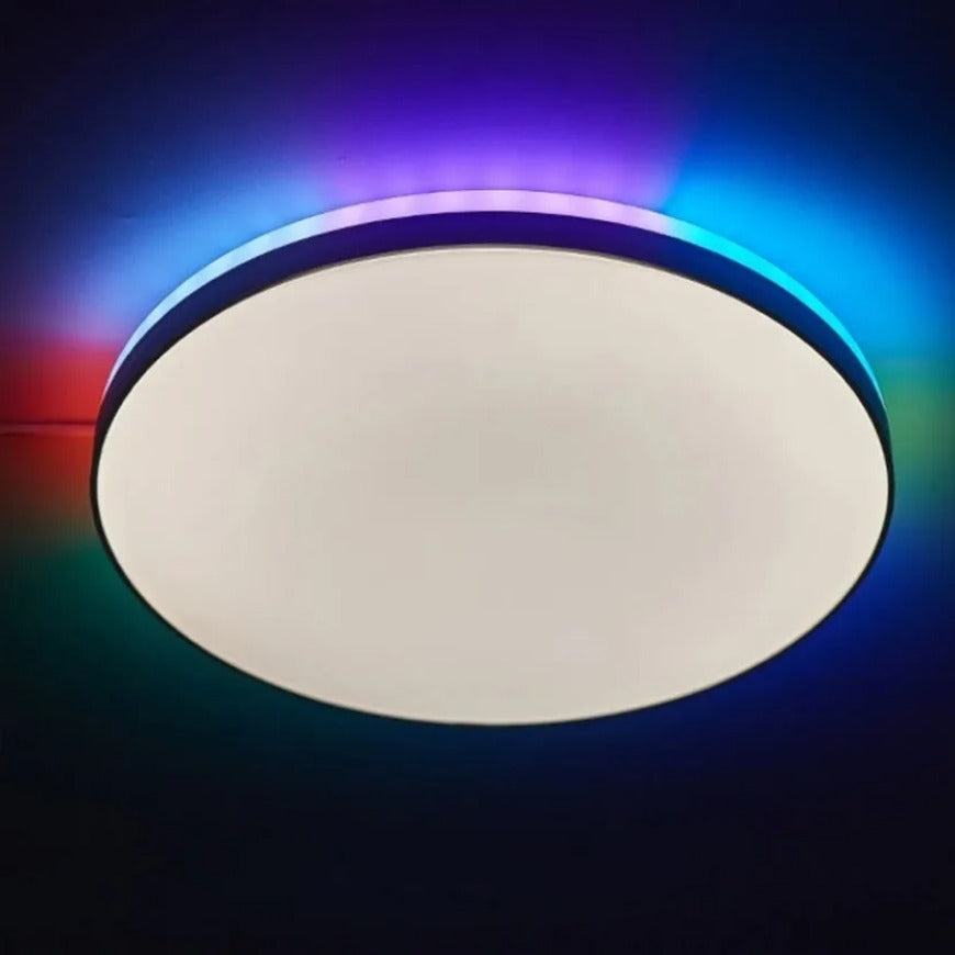 LED Ceiling Light RGB Backlight Color Illumination Bluetooth Remote Control Dimmable Decorative Light