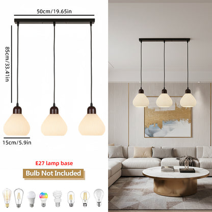 White Pendant Lights For Kitchen Dining Room Home Decor Bar Dining table Glass Hanging lamp Aisle Ceiling Lamp