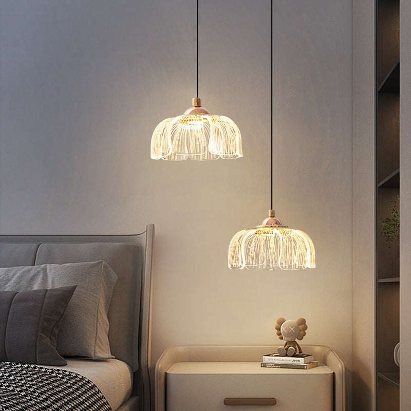 Nordic Lustre LED Pendant Lamp Modern Art Hanging Light Indoor Ceiling Lighting for Home Living Room Bedroom Bedside Decor