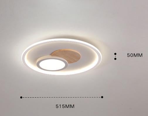 Led Nordic Fashion Creative Round Ceiling Lamp Ultra Thin