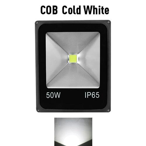 LED Flood Light Outdoor Lamp Led Spotlight Reflector Sensor Floodlight 10W 20W 30W 50W Waterproof Garden  Lighting
