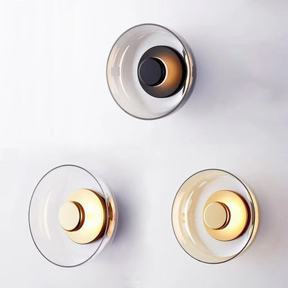 Nordic LED Glass Wall Sconces For Bedrooms Living Rooms Dining Rooms Fixtures Study Bedside Hotel Aisle
