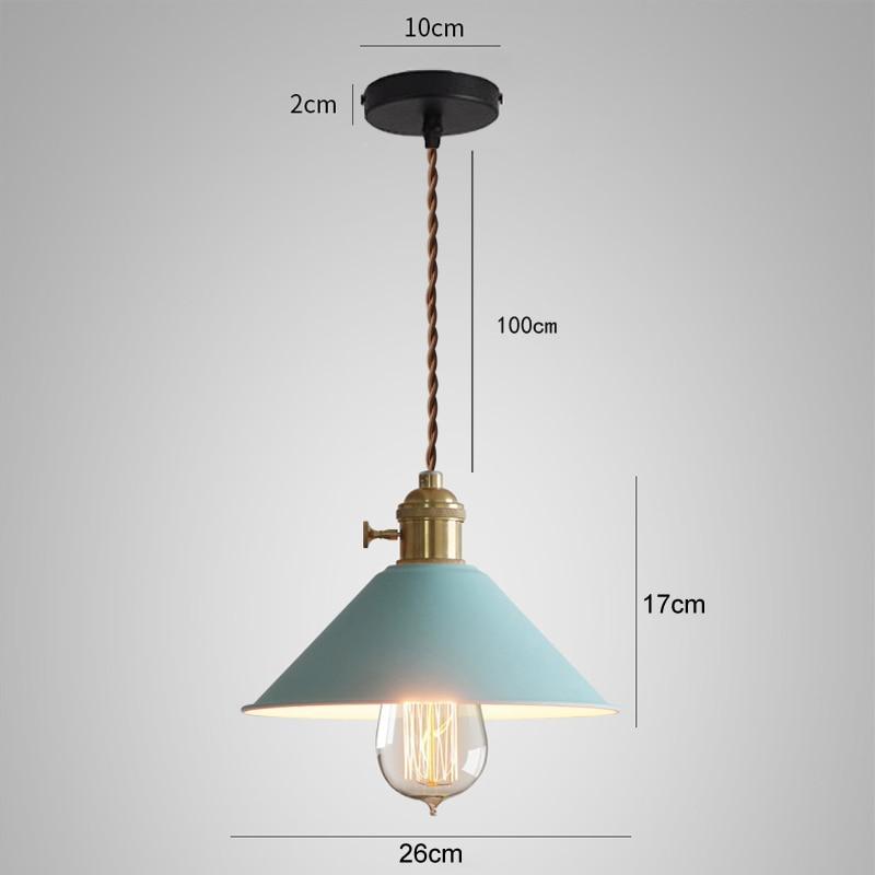 Modern Switch Pendant Lights Dining Room Lights Pendant Lamp Lamparas Colorful Aluminum Lamp Shade Luminaire For Home Lighting