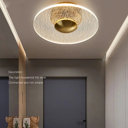 Flush Mount Ceiling Light Fixture Decorative Home Aisle Entrance Cloakroom Corridor Balcony Modern Led Ceiling Lamp