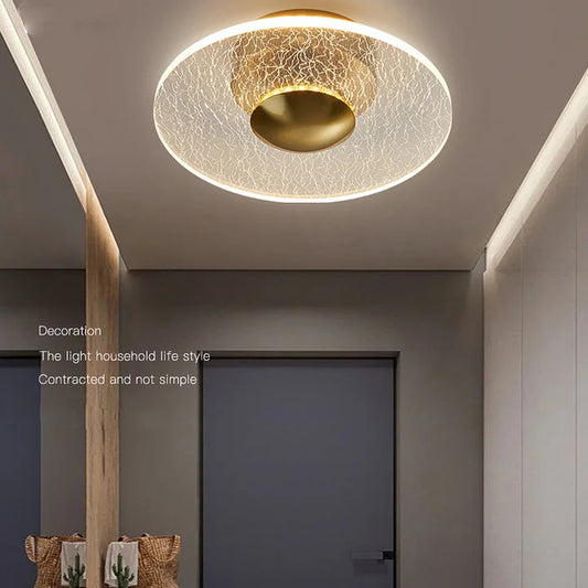 Flush Mount Ceiling Light Fixture Decorative Home Aisle Entrance Cloakroom Corridor Balcony Modern Led Ceiling Lamp