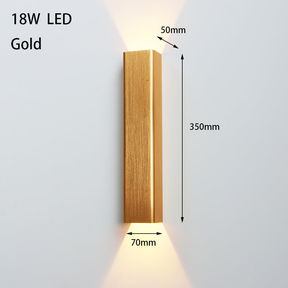 12W 18W LED Indoor Wall Lamp Modern Aluminum Home Lighting Sconces Bedroom Living Room Aisle Corridor Decoration LED Wall Light