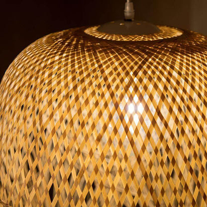 Chinese Bamboo Pendant Lights Led Hang Lamps For Home Luminaire Design Japanese Pendant Loft Hanging Lustre Suspension Fixtures