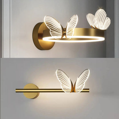 Butterfly LED Wall Lamp Indoor Lighting For Home Living Room Decoration Bedroom LED Night Lights