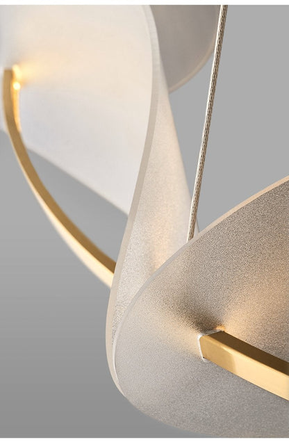 Circular Household Simple Petal Warm Chandelier