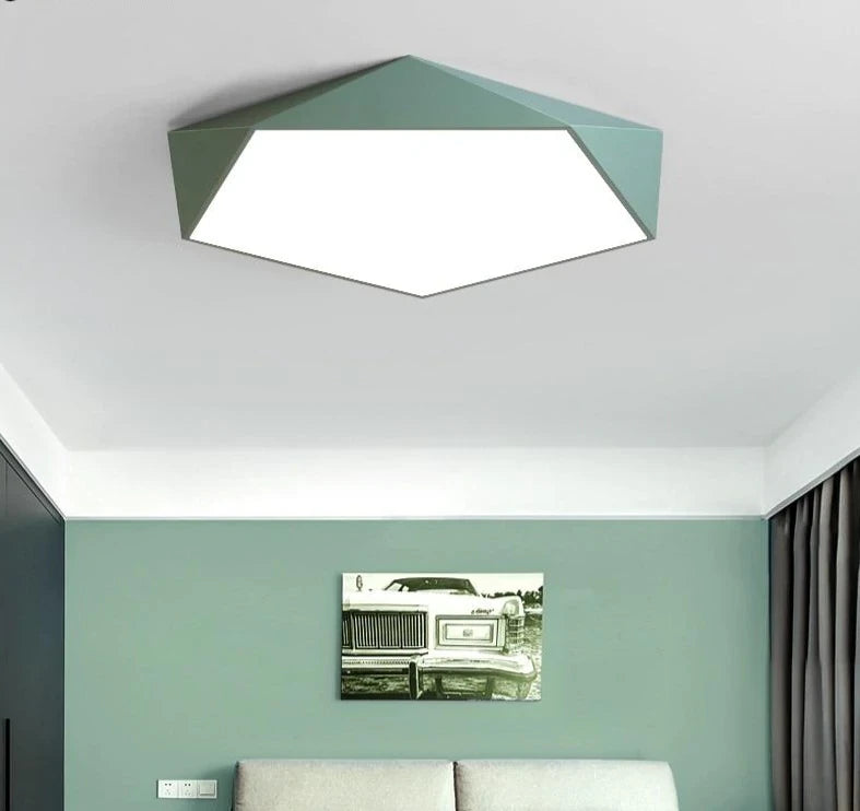 Macarons Ceiling Lights Colorful Lampshade Lamp For Living Room Bedroom Kids Room Ceiling Mount Indoor Lights Ceiling Lights
