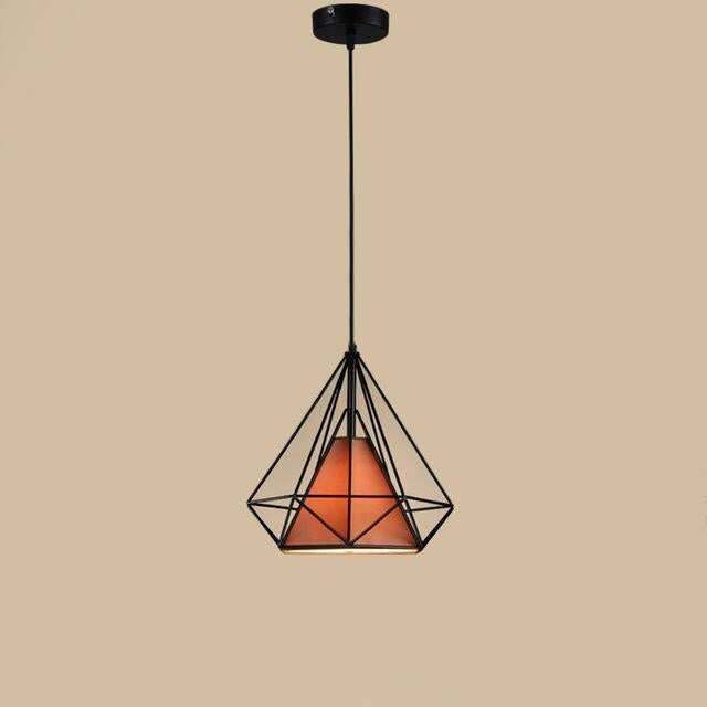 Nordic LED Diamond Pendant Light Colorful Lamp Shade E27 Creative Bar Tea Restaurant Lighting Attic Lights Spider Light Lamps