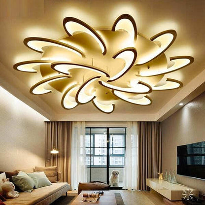 Remote Control LED Ceiling Lights with Ultra-thin Acrylic Flush Mount Lamp