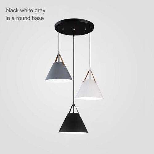 Nordic Restaurant Pendant Lights LED Handlamp Indoor Dinning Room Lamp Home Lighting Single-Three Heads Lamparas E27 AC110-220V