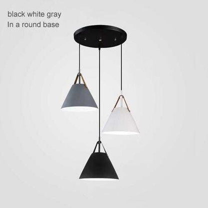Nordic Restaurant Pendant Lights LED Handlamp Indoor Dinning Room Lamp Home Lighting Single-Three Heads Lamparas E27 AC110-220V