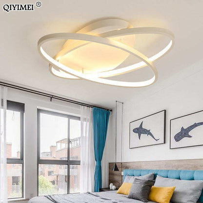 Oval Led Ceiling Lights Luminaire Plafonnier For Living Room Kitchen Bedroom Lampen Modern Light Fixtures Verlichting