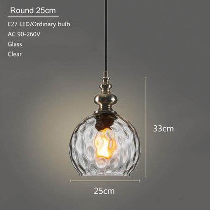 Modern Creative Europe Glass Pendant Light LED E27 With 3 Colors For Bedroom/Restaurant/Living Room/Kitchen/Cafe/Hotel/Office