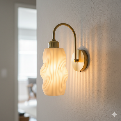 LED Wall Lamp Livingroom Bedroom Modern Simple Crative Light Fixture Lighting PVC lampshade Modern Sconce  Wall Lamp