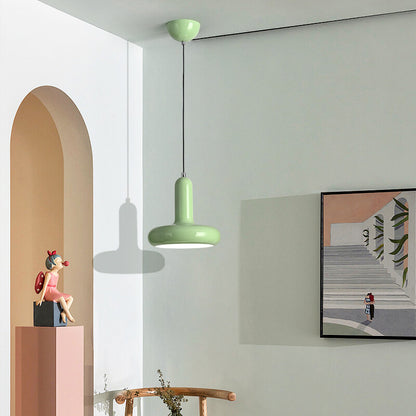Macaron Small Pendant Lamp Modern Cream Style Bedroom Bedside Lamp Fashionable and Simple Lamp