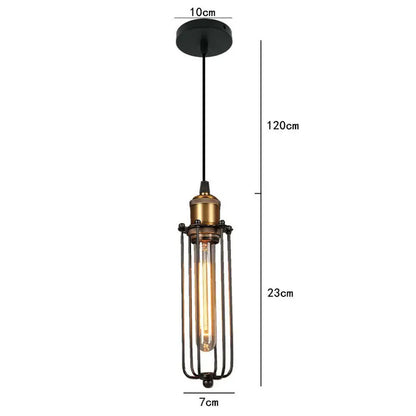Industrial Style Creative Restaurant Small Chandelier American Retro Iron Bar Table Cafe Internet Cafe Industrial Style Lamp
