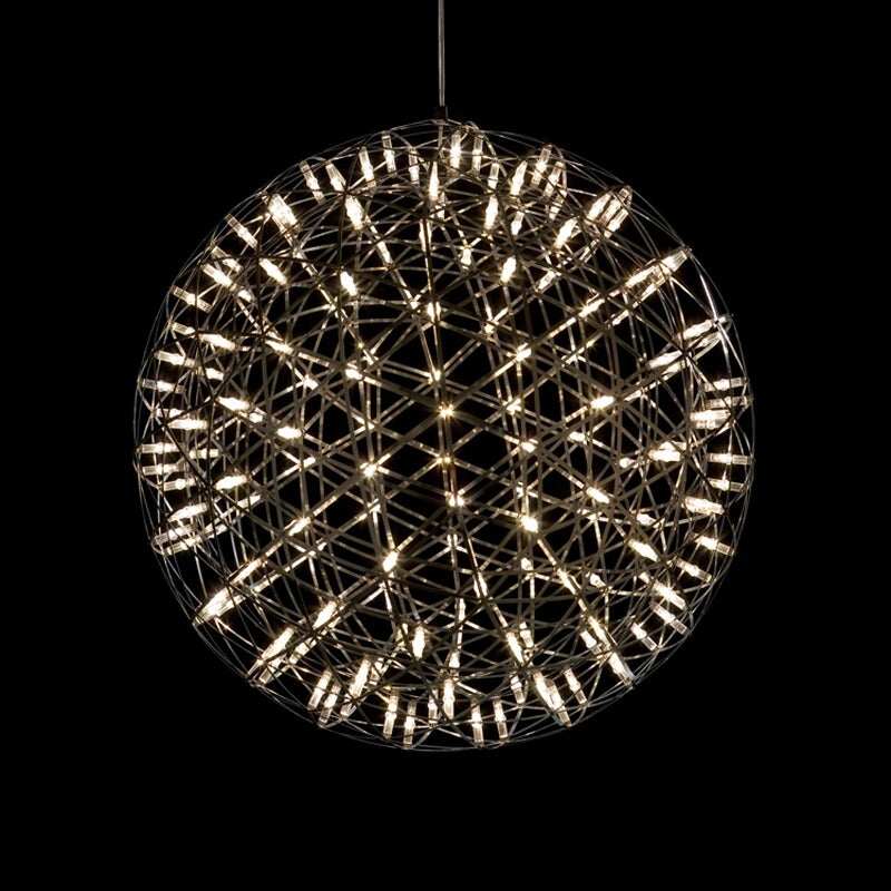 Modern Loft Spark Ball LED Pendant Light Firework Stainless Steel Pendant Lamps