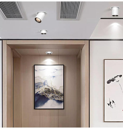 NEW LED spot lights embedded ceiling lamp 12W 10W 7W living room simple Nordic Adjustable and Rotate CREE COB downlight
