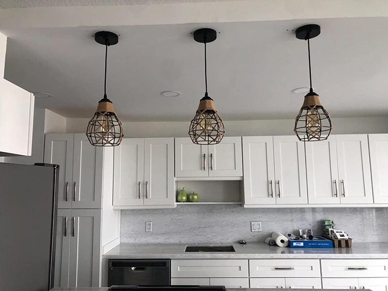 Vintage Hemp Rope Woven Chandelier