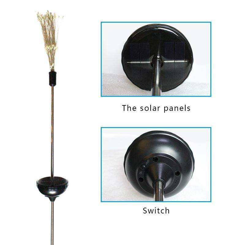 90/150 LED solar light outdoor waterproof eight function flash string lights lawn fireworks lamp garden Christmas holiday decor