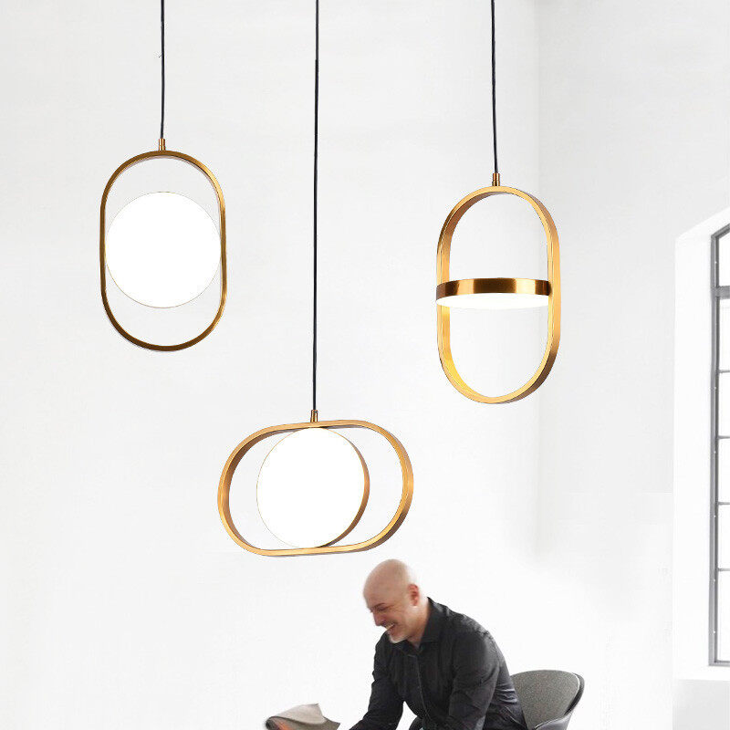 Modern Led Rotatatble Pendant Lights Ceiling Hanging Lamp Decoration Lighting Design Rotate