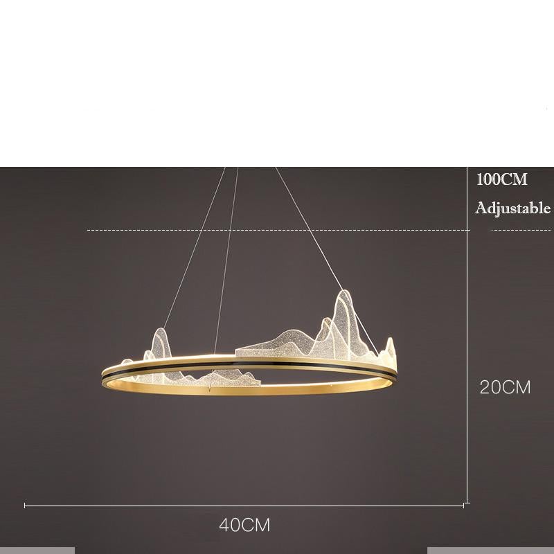 Nordic Personality Living Room Bedroom Chandelier Creative Hotel Lamps