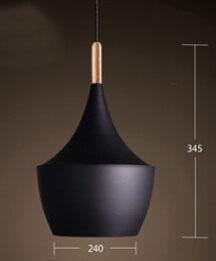 ping ABC Pendant Lights(Tall,Fat and Wide)Tom Musical Instrument Hanging Pendant Lamp Light For Restaurant Lamp Bar