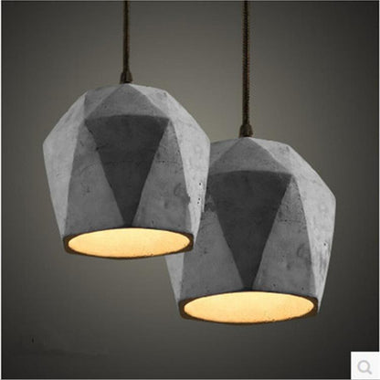 Retro Industrial Creative Cafe Bar Table Bedroom Personalized Restaurant Cement Chandelier