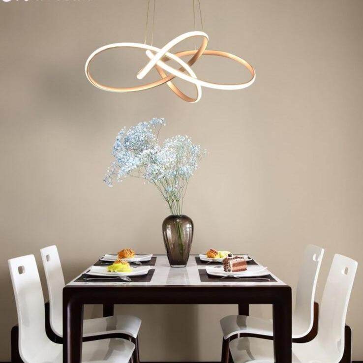New Design Gold Hanging Pendant Lamp 60W For 10-15Square Meters Bedroom Pendants Led Kitchen Led LightPendant Lamp