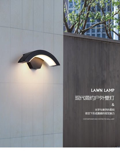 18w LED Outdoor Waterproof Walkway Front Door Garden Porch Wall Light Modern Indoor Corridor Wall Lighting Light Fixture ZBW0013