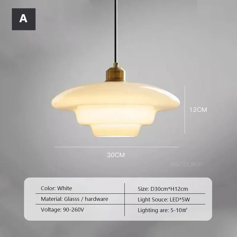 Nordic LED Glass Pendant Lamp Art Decorative Dinning Room Lamp Kitchen Island Bedrrom Bedside LED E27 Modern Light Fixtures