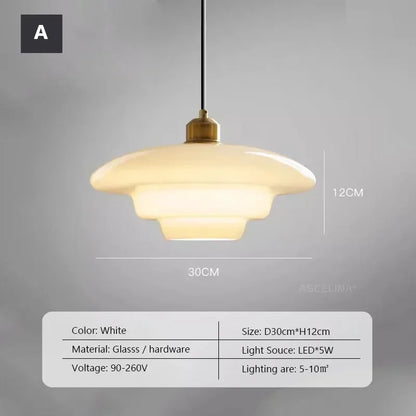 Nordic LED Glass Pendant Lamp Art Decorative Dinning Room Lamp Kitchen Island Bedrrom Bedside LED E27 Modern Light Fixtures