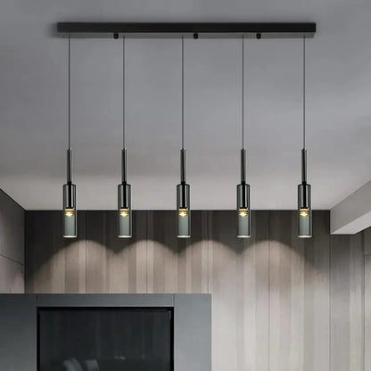 Modern Bottle Glass Pendant Light for Bedroom Bedside Bar Kitchen Dining Room Hanging Lamp Ceiling Lighting Bathroom Decoration