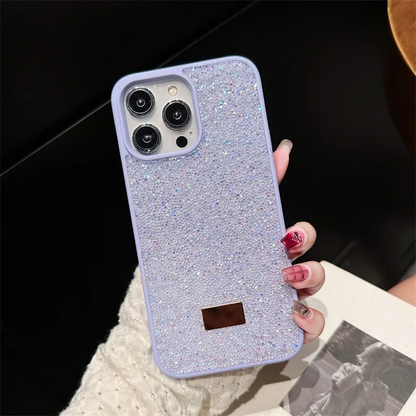 Bling Glitter Phone Case For iPhone 17 16 Pro Max 15Pro 14plus 13 12 Vogue Protective Soft Diamond Cover Protective Shell