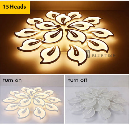 White&Black Finished Modern Led Ceiling Light For Living Room Bedroom Dining Room Lustres Acrylic Led Ceiling Lamp Light Fixture